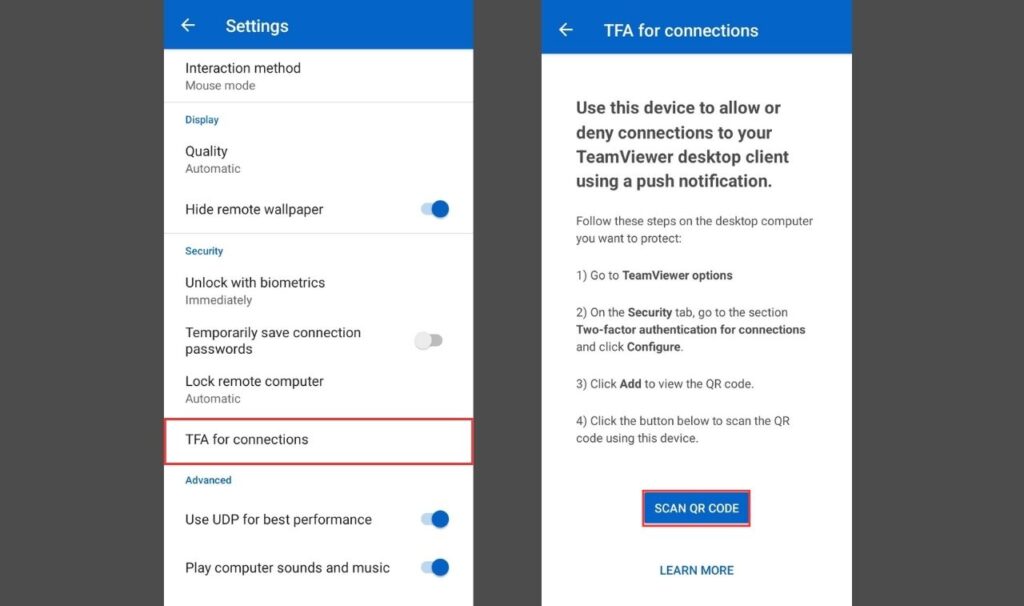 teamviewer-desktop-security-page-2FA-for-connections-Android